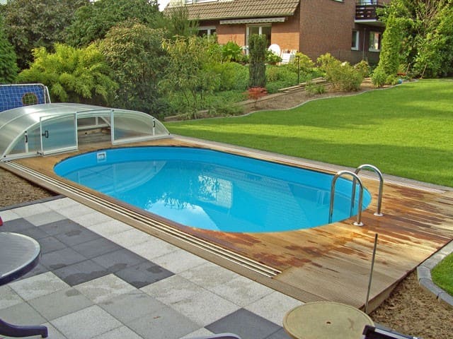 Pools mit Abdeckung